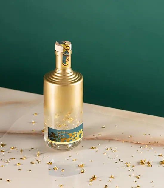 acabados y decorados para botellas de vidrio