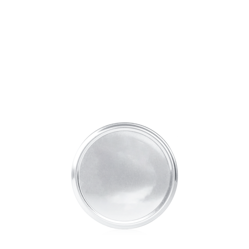 Tapa TO-100 (twist-off) para tarros plata