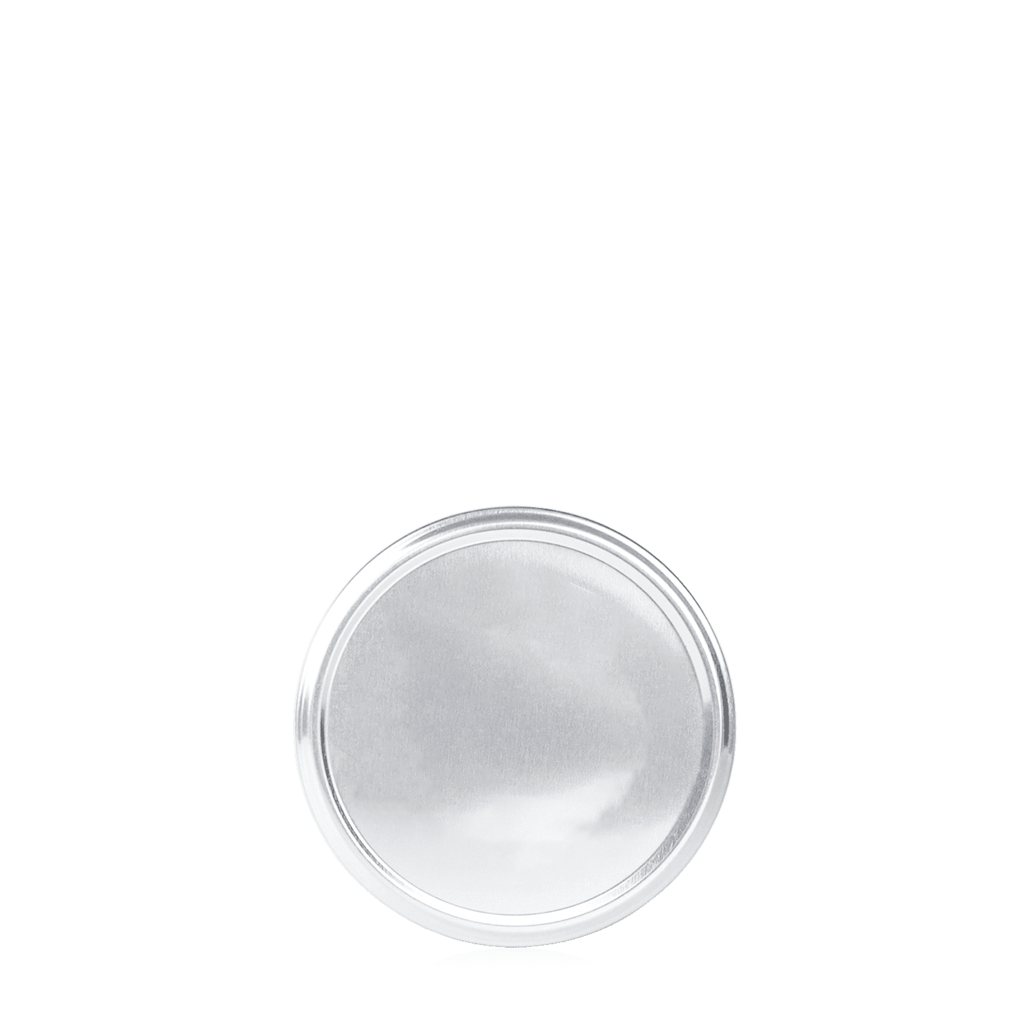 Tapa TO-100 (twist-off) para tarros plata