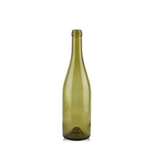 Botella Borgoña Caractere Corcho Hoja Seca