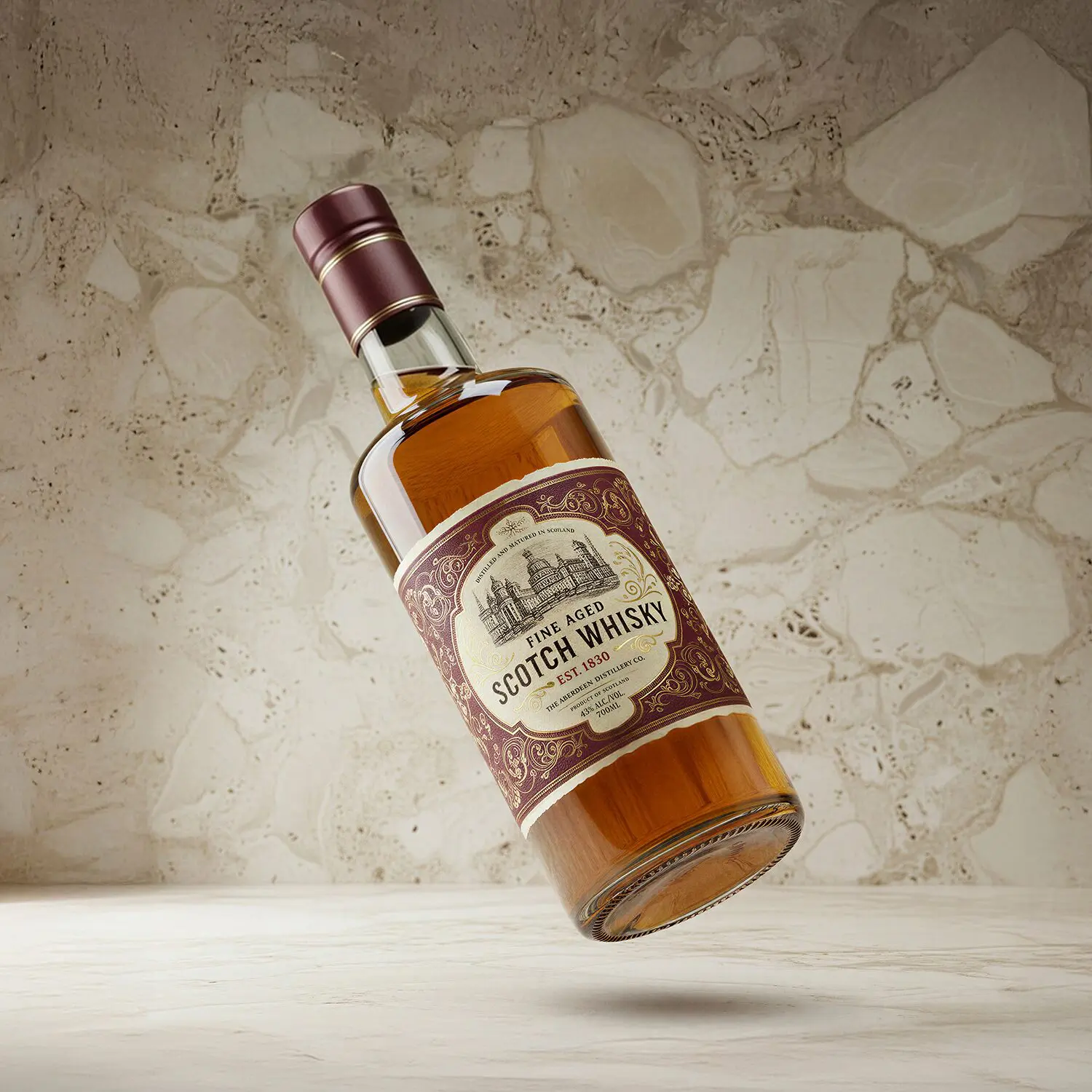 botella licor adara