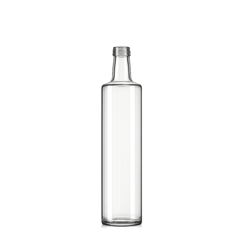 Botella aceite Dorica 750ml BVS blanca