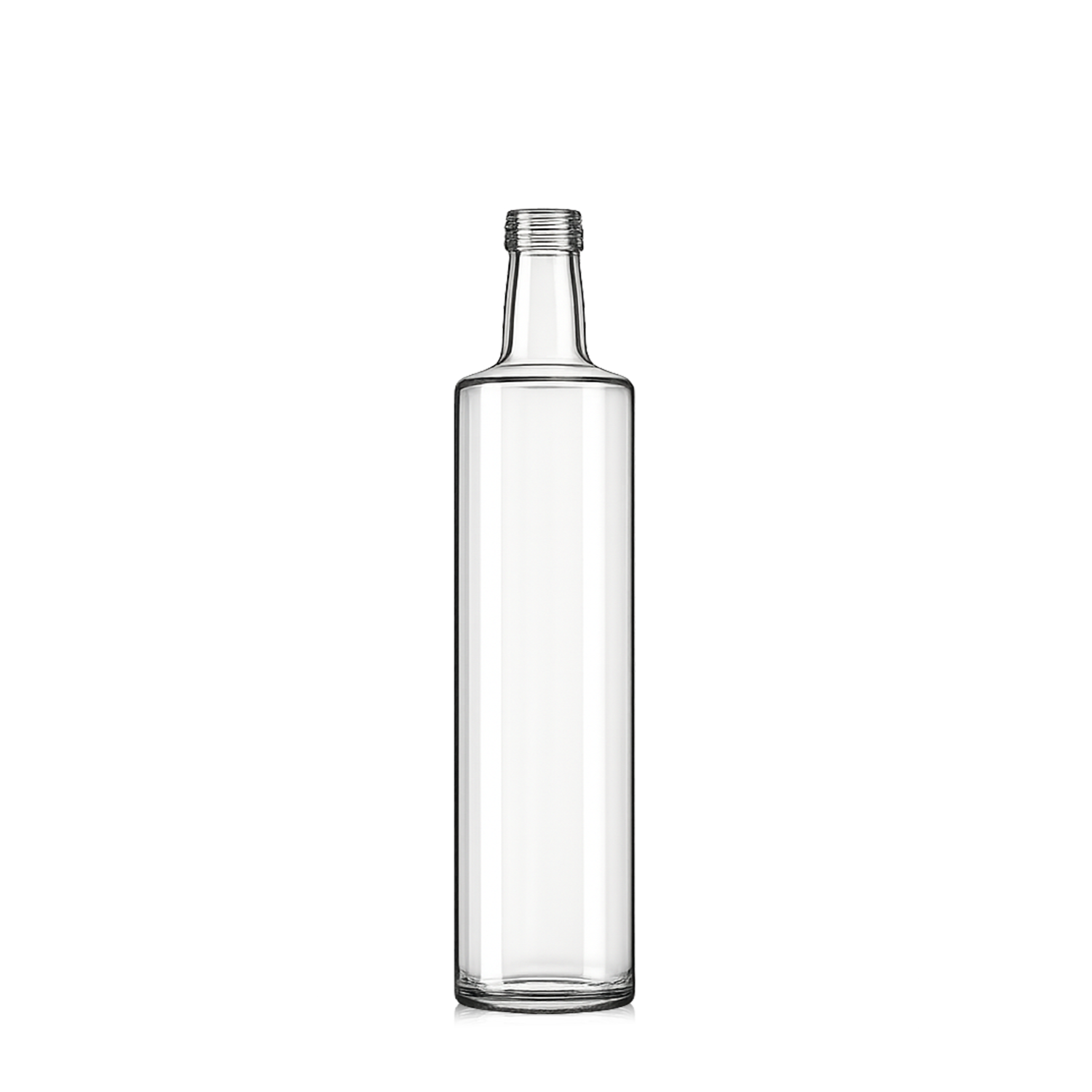 Botella aceite Dorica 750ml BVS blanca