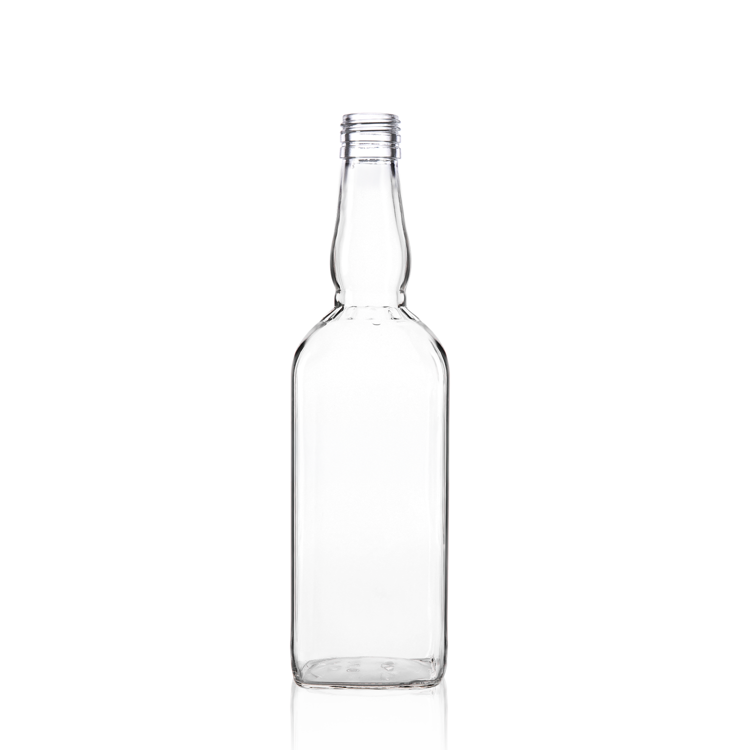 Botella licor Vierkant 70 cl rosca 