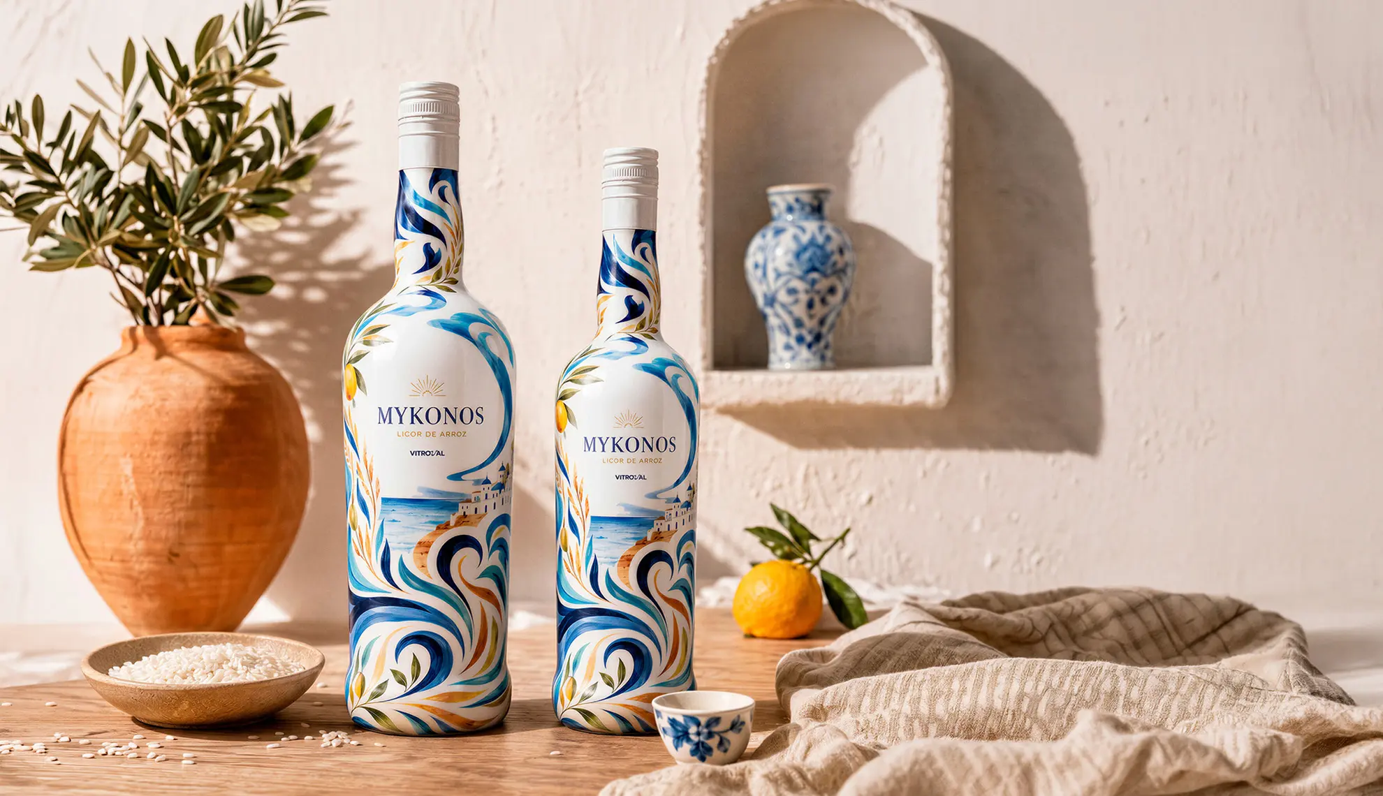botellas de licor para verano