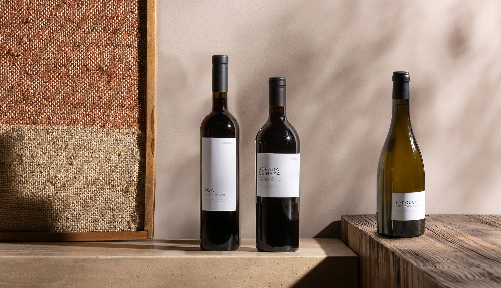 botellas de vidrio para vino